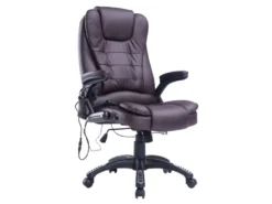 Fauteuil De Bureau Massant Baly Marron