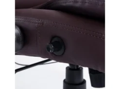 Fauteuil De Bureau Massant Baly Marron -Meubles Soldes Magasin siege de bureau 19172805