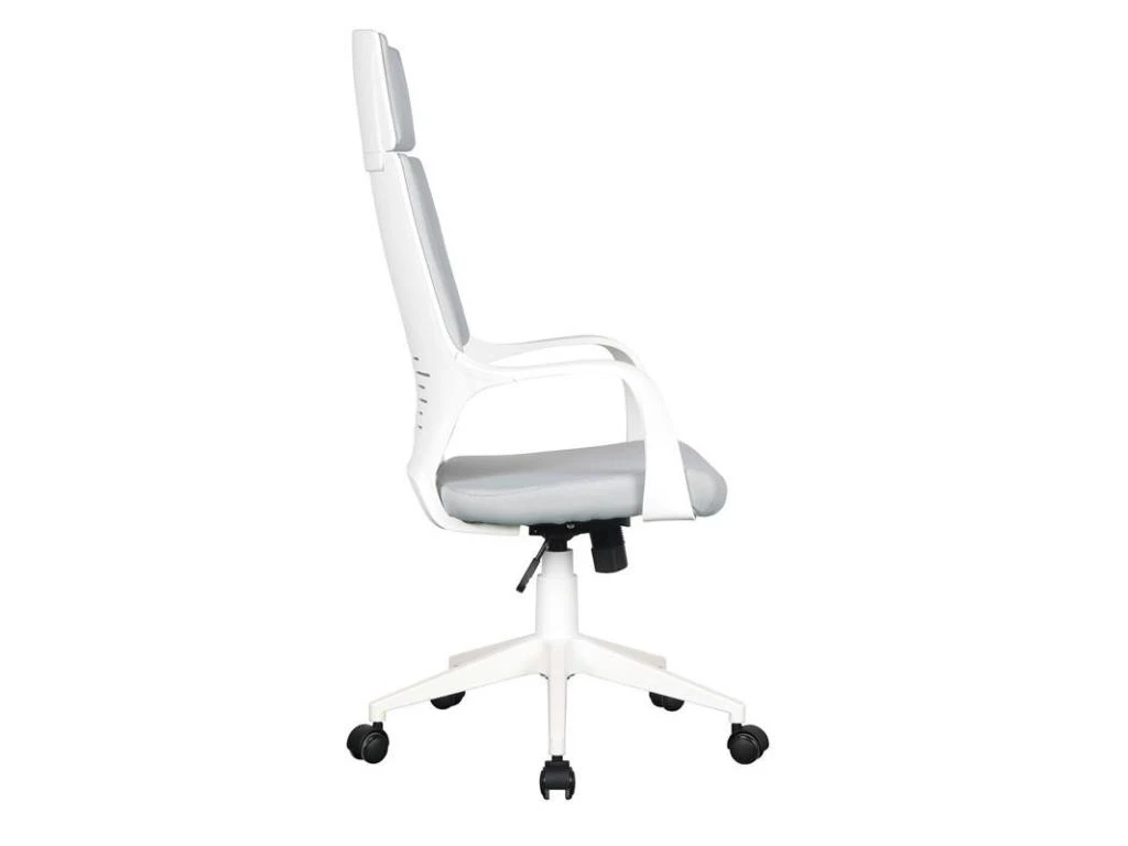 Chaise De Bureau Moderna Tissu Grise/Blanche 3 Chaise De Bureau Moderna Tissu Grise/Blanche – Image 3