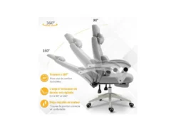 Fauteuil De Bureau MANAGER Lin Gris 13 Fauteuil De Bureau MANAGER Lin Gris -Meubles Soldes Magasin siege de bureau 19173059