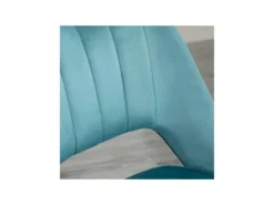 Chaise De Bureau Design VALERIA Bleu Canard -Meubles Soldes Magasin siege de bureau 19173159