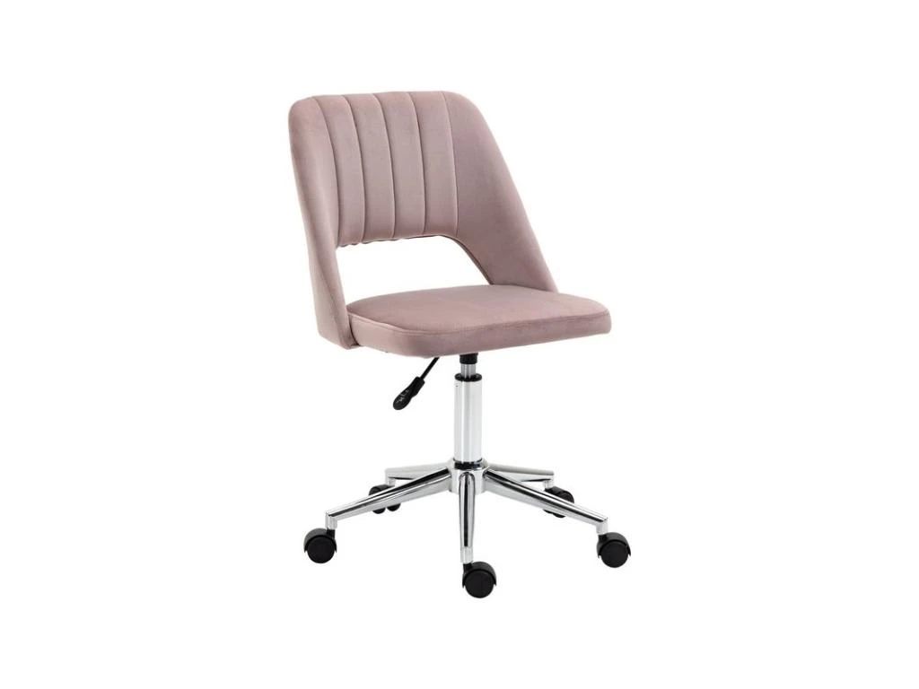 Chaise De Bureau Design Charlotte Rose Poudré 1 Chaise De Bureau Design Charlotte Rose Poudré