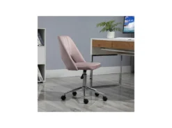 Chaise De Bureau Design Charlotte Rose Poudré 10 Chaise De Bureau Design Charlotte Rose Poudré -Meubles Soldes Magasin siege de bureau 19173363