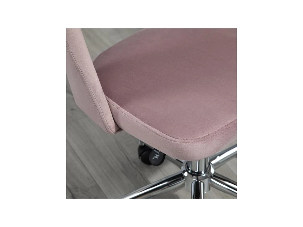 Chaise De Bureau Design Charlotte Rose Poudré 6 Chaise De Bureau Design Charlotte Rose Poudré – Image 6