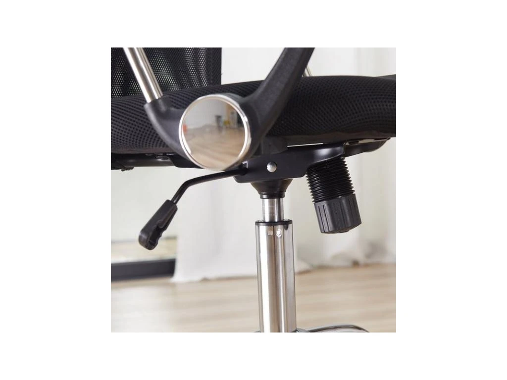 Fauteuil De Bureau Ergonomique JOHAN Noir 8 Fauteuil De Bureau Ergonomique JOHAN Noir – Image 8