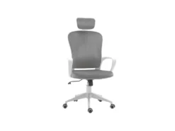 Fauteuil De Bureau SMART Velours Gris