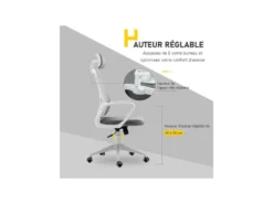 Fauteuil De Bureau SMART Velours Gris 13 Fauteuil De Bureau SMART Velours Gris -Meubles Soldes Magasin siege de bureau 19173977