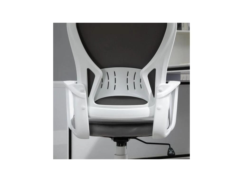 Fauteuil De Bureau SMART Velours Gris 8 Fauteuil De Bureau SMART Velours Gris – Image 8