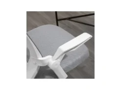 Fauteuil De Bureau Design HILGE Gris Et Blanc -Meubles Soldes Magasin siege de bureau 19174149