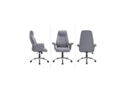 Fauteuil De Bureau Greg Gris -Meubles Soldes Magasin siege de bureau 19174585