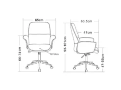 Chaise De Bureau Jary Noire -Meubles Soldes Magasin siege de bureau 19229257