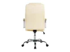 Chaise De Bureau En Cuir PU Beige WINNER 14 Chaise De Bureau En Cuir PU Beige WINNER -Meubles Soldes Magasin siege de bureau 19360685