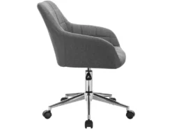 Fauteuil Tabouret Chaise De Bureau En Lin Gris Foncé 19_0000169 6 Fauteuil Tabouret Chaise De Bureau En Lin Gris Foncé 19_0000169 -Meubles Soldes Magasin siege de bureau 19809503