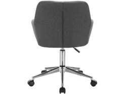 Fauteuil Tabouret Chaise De Bureau En Lin Gris Foncé 19_0000169 7 Fauteuil Tabouret Chaise De Bureau En Lin Gris Foncé 19_0000169 -Meubles Soldes Magasin siege de bureau 19809505