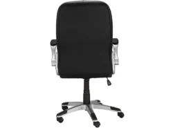 Chaise De Bureau Crowe PU Noir Gris -Meubles Soldes Magasin siege de bureau 21700563