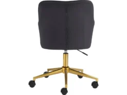 Chaise De Bureau Caspar Gris/Or -Meubles Soldes Magasin siege de bureau 21700717