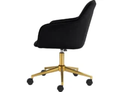 Chaise De Bureau Caspar Noir/Or -Meubles Soldes Magasin siege de bureau 21700753