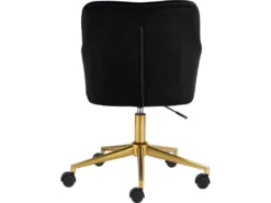 Chaise De Bureau Caspar Noir/Or -Meubles Soldes Magasin siege de bureau 21700755