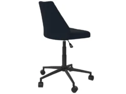 Chaise De Bureau En Lin Bleu -Meubles Soldes Magasin siege de bureau 21701045