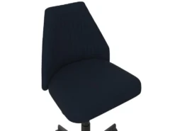 Chaise De Bureau En Lin Bleu -Meubles Soldes Magasin siege de bureau 21701047