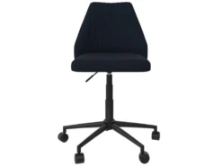 Chaise De Bureau En Lin Bleu -Meubles Soldes Magasin siege de bureau 21701053