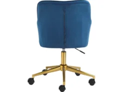 Chaise De Bureau Caspar Bleu/Or -Meubles Soldes Magasin siege de bureau 21726315