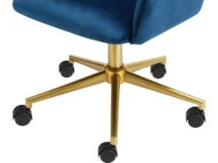 Chaise De Bureau Caspar Bleu/Or -Meubles Soldes Magasin siege de bureau 21726317