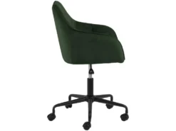 Brooke Chaise De Bureau En Velours, Vert. -Meubles Soldes Magasin siege de bureau 22043643