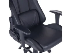 Chaise De Gamer En Cuir PU Noir Avec LED GLEAM -Meubles Soldes Magasin siege de bureau 22129599