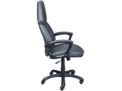 Times Chaise De Bureau, Noir Et Gris. -Meubles Soldes Magasin siege de bureau 22187141