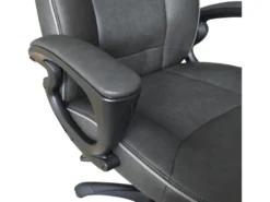 Times Chaise De Bureau, Noir Et Gris. -Meubles Soldes Magasin siege de bureau 22187145