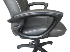 Times Chaise De Bureau, Noir Et Gris. -Meubles Soldes Magasin siege de bureau 22187147