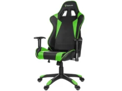 Paracon Knight Fauteuil De Gamer Avec Oreiller Cervical Et Soutien Lombaire, Vert. -Meubles Soldes Magasin siege de bureau 22216819