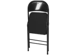 Lot De 4 Chaises Pliantes Noires SPARKS -Meubles Soldes Magasin siege de bureau 22252585