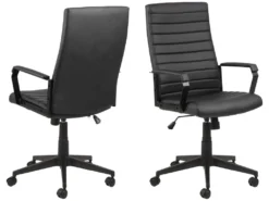 Charles Chaise De Bureau, Noir.