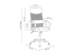 Chaise De Bureau JOY Tissus Filet, Idéal Pour Un Bureau Confortable Et Design -Meubles Soldes Magasin siege de bureau 22989973