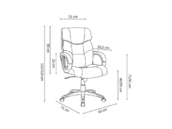 Chaise De Bureau LIDA PU Taupe, Un Choix Confortable Et élégant Pour Votre Bureau 7 Chaise De Bureau LIDA PU Taupe, Un Choix Confortable Et élégant Pour Votre Bureau -Meubles Soldes Magasin siege de bureau 22989983