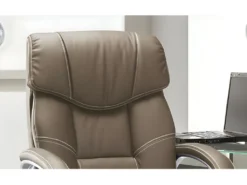 Chaise De Bureau LIDA PU Taupe, Un Choix Confortable Et élégant Pour Votre Bureau 9 Chaise De Bureau LIDA PU Taupe, Un Choix Confortable Et élégant Pour Votre Bureau -Meubles Soldes Magasin siege de bureau 22989987