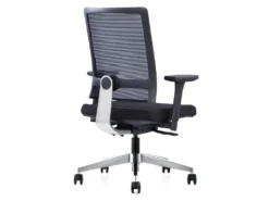 Fauteuil De Bureau Professionnel - Tissu - Noir - MIDTOWN -Meubles Soldes Magasin siege de bureau 722075