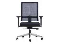 Fauteuil De Bureau Professionnel - Tissu - Noir - MIDTOWN -Meubles Soldes Magasin siege de bureau 722079
