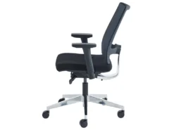 Fauteuil De Bureau Professionnel - Tissu - Noir - MIDTOWN -Meubles Soldes Magasin siege de bureau 722093