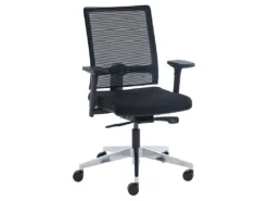 Fauteuil De Bureau Professionnel - Tissu - Noir - MIDTOWN -Meubles Soldes Magasin siege de bureau 722103