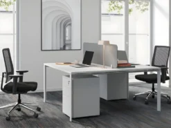 Fauteuil De Bureau Professionnel - Tissu - Noir - MIDTOWN -Meubles Soldes Magasin siege de bureau 722119
