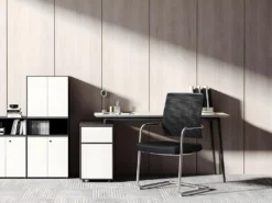 Chaise De Réunion Professionnelle - Tissu Et Métal Chromé - Noir - MARUNOUCHI 20 Chaise De Réunion Professionnelle - Tissu Et Métal Chromé - Noir - MARUNOUCHI -Meubles Soldes Magasin siege de bureau 751491