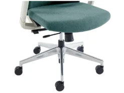 Fauteuil De Bureau Professionnel - Tissu - Bleu - HUMIA -Meubles Soldes Magasin siege de bureau 8558305