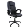 Fauteuil De Bureau Chaise Siège Noir Ergonomique Classique 150 Kg Max 0512012