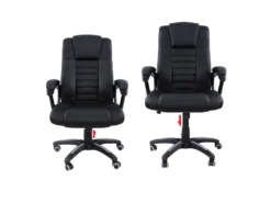 Fauteuil De Bureau Chaise Siège Noir Ergonomique Classique 150 Kg Max 0512012 -Meubles Soldes Magasin siege de bureau 8910767