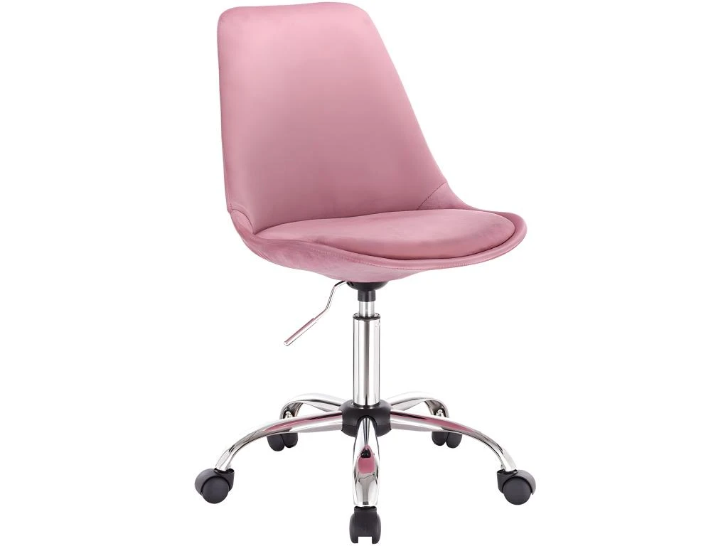 Fauteuil De Bureau Chaise De Bureau En Velours Rose 19_0000488 1 Fauteuil De Bureau Chaise De Bureau En Velours Rose 19_0000488
