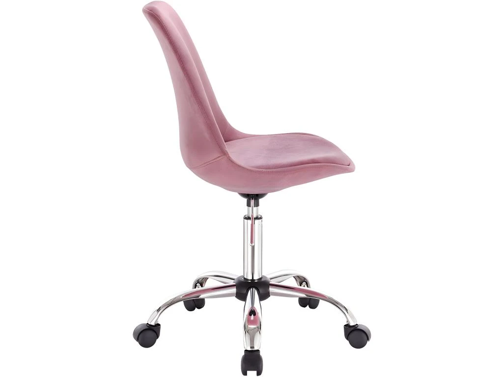 Fauteuil De Bureau Chaise De Bureau En Velours Rose 19_0000488 2 Fauteuil De Bureau Chaise De Bureau En Velours Rose 19_0000488 – Image 2