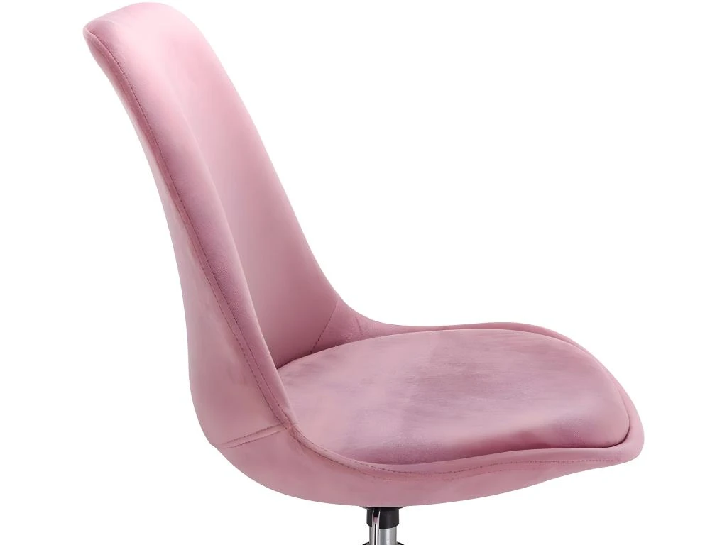 Fauteuil De Bureau Chaise De Bureau En Velours Rose 19_0000488 3 Fauteuil De Bureau Chaise De Bureau En Velours Rose 19_0000488 – Image 3